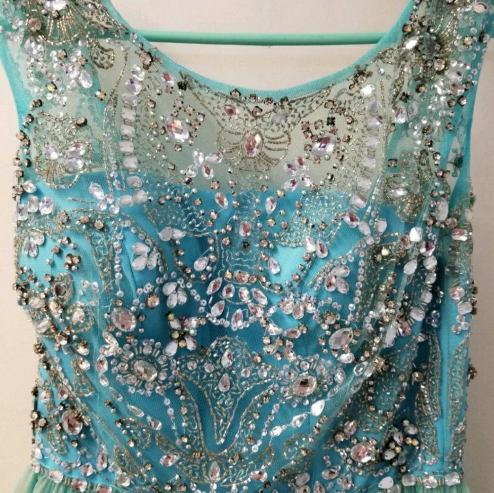 Turquoise Prom Dress